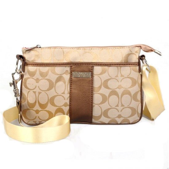 Coach Madison In Signature Small Yellow Crossbody Bags CFJ | Coach Outlet Canada